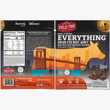 Load image into Gallery viewer, Field Trip BK Everything Bagel Seasoned Beef Jerky 2.2 oz bag - 9 bags x 2.2oz case

