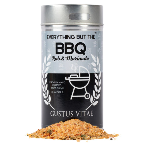 Everything But The BBQ Rub & Marinade Bougie BBQ Gustus Vitae