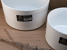 Load image into Gallery viewer, Wilmax Porcelain Set Of 3 Deep White Bowl 6&quot; inch | 15 Cm 47 Fl Oz | 1400 Ml
