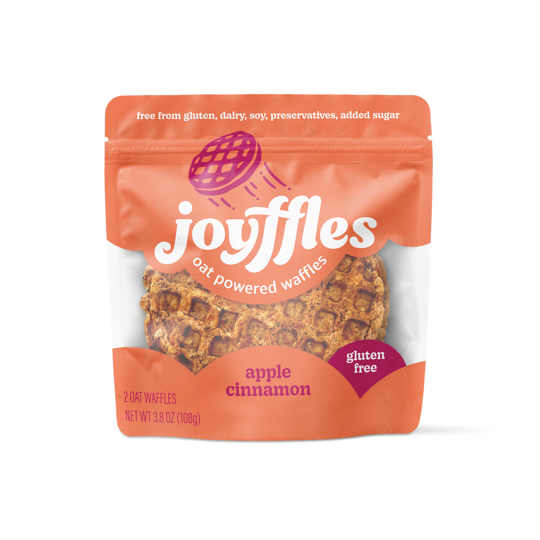 Joyffles apple cinnamon (sweet and savory) Waffles - 2-piece Pack