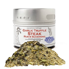 Load image into Gallery viewer, Garlic Truffle Steak Rub Gourmet Seasonings Gustus Vitae
