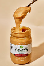 Load image into Gallery viewer, Georgia Grinders Organic Peanut Butter 4 Pack (12 oz jars - 2 jars of Organic Crunchy and 2 Jars of Organic Creamy Peanut. - (CP-CL) by Georgia Grinders
