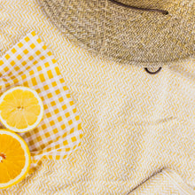 Load image into Gallery viewer, Goldilocks Goods Beeswax Food Wraps: Amalfi Lemons Set of 3
