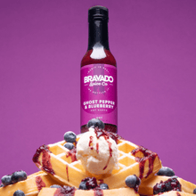 Load image into Gallery viewer, GHOST PEPPER &amp; BLUEBERRY HOT SAUCE
