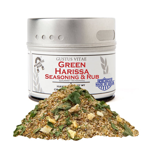 Green Harissa Seasoning & Rub Gourmet Seasonings Gustus Vitae