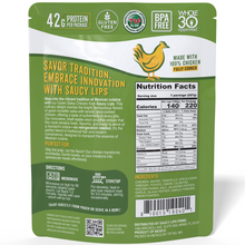 Load image into Gallery viewer, Green Salsa Chicken – 42g Protein | Ready in 90 Seconds
