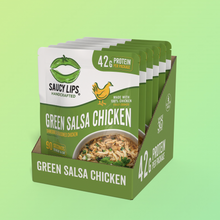 Load image into Gallery viewer, Green Salsa Chicken – 42g Protein | Ready in 90 Seconds
