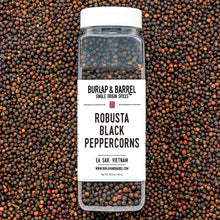 Load image into Gallery viewer, Robusta Black Peppercorns - Burlap &amp; Barrel
