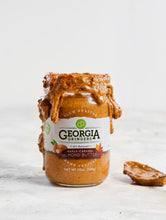 Load image into Gallery viewer, Georgia Grinders Maple Caramel Almond Butter Jar - 12 oz
