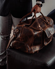Load image into Gallery viewer, Vintage Gentlemen The “Hemingway” Buffalo Leather Duffle Bag [PREORDER]
