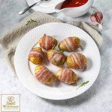 Load image into Gallery viewer, Wilmax Porcelain Set Of 3 White Round Plate / Platter 12&quot; inch | 30.5 Cm
