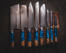 Load image into Gallery viewer, Vintage Gentlemen PREORDER: Eight Piece VG-10 Japanese Steel Kitchen Knife Set
