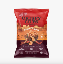 Load image into Gallery viewer, Field Trip Crispy Cuts, Sweet Chipotle Pork Rind 1.0 oz bag - 12 bags x 1.0oz case
