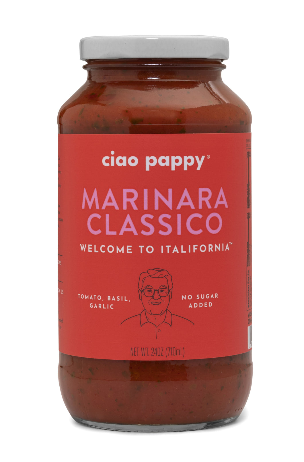 Ciao Pappy Marinara Classico bottle - 12 bottles case