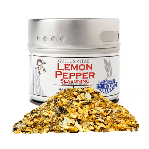 Lemon Pepper Seasoning Gourmet Seasonings Gustus Vitae