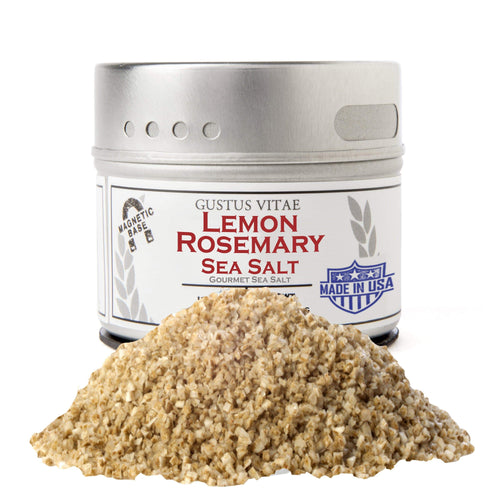 Lemon Rosemary Sea Salt Gourmet Salts Gustus Vitae