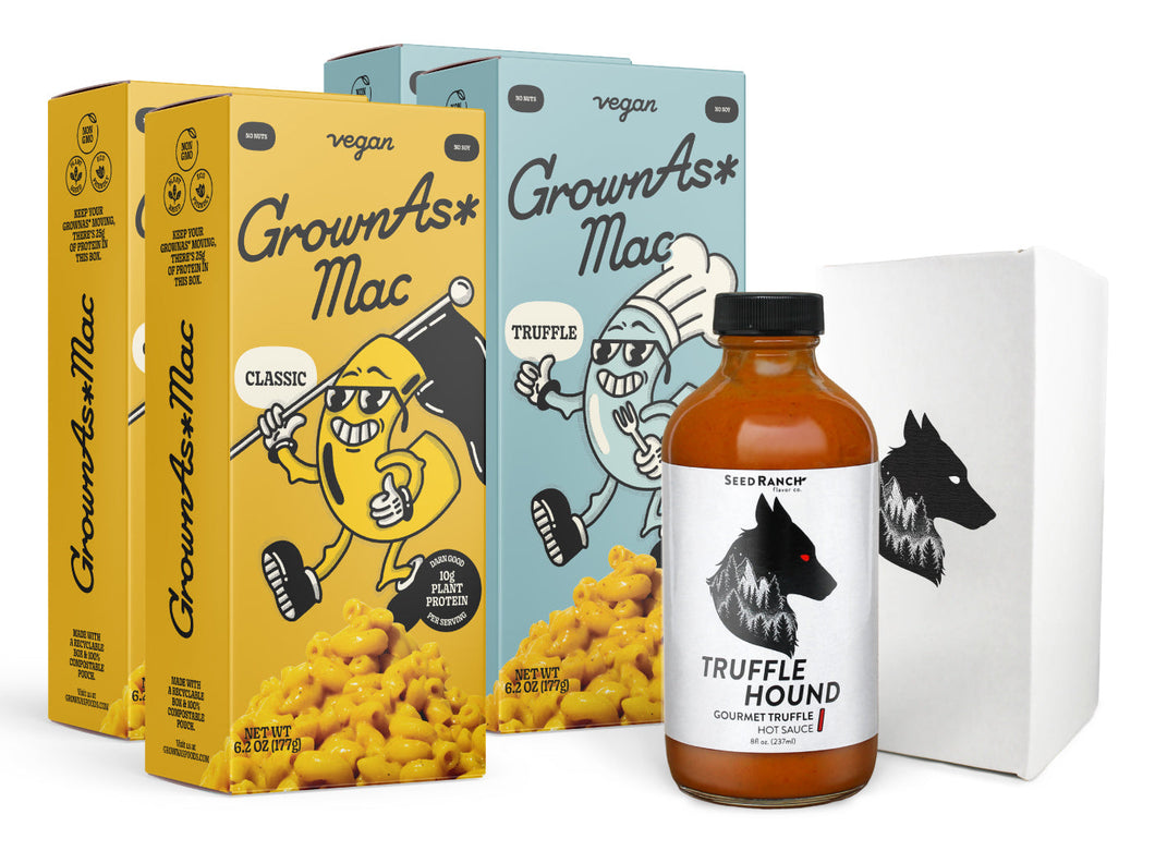 Seed Ranch Flavor Co Mac & Cheese + Hot Sauce Bundle