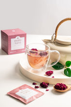 Load image into Gallery viewer, Mala Tara Red Damask Rose Whole Flower Tea Box

