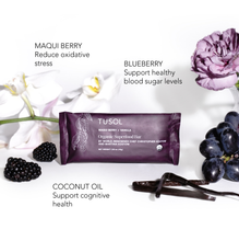 Load image into Gallery viewer, TUSOL Wellness Organic Maqui Berry + Vanilla Superfood Bar (8 Pack)
