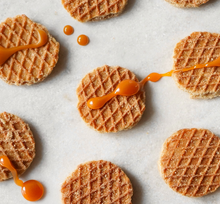 Load image into Gallery viewer, Stroop Club Mini Traditional Caramel Organic and Plant Based Stroopwafels
