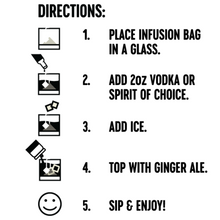 Load image into Gallery viewer, Moscow Mule Infusion Kit – Sugar Free Travel Cocktail Tea Bags
