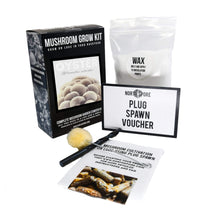 Load image into Gallery viewer, North Spore Organic Blue Oyster Mushroom Outdoor Log Growing Kit
