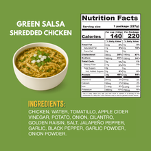 Load image into Gallery viewer, Green Salsa Chicken – 42g Protein | Ready in 90 Seconds

