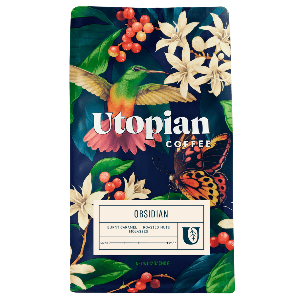 Utopian Coffee Obsidian