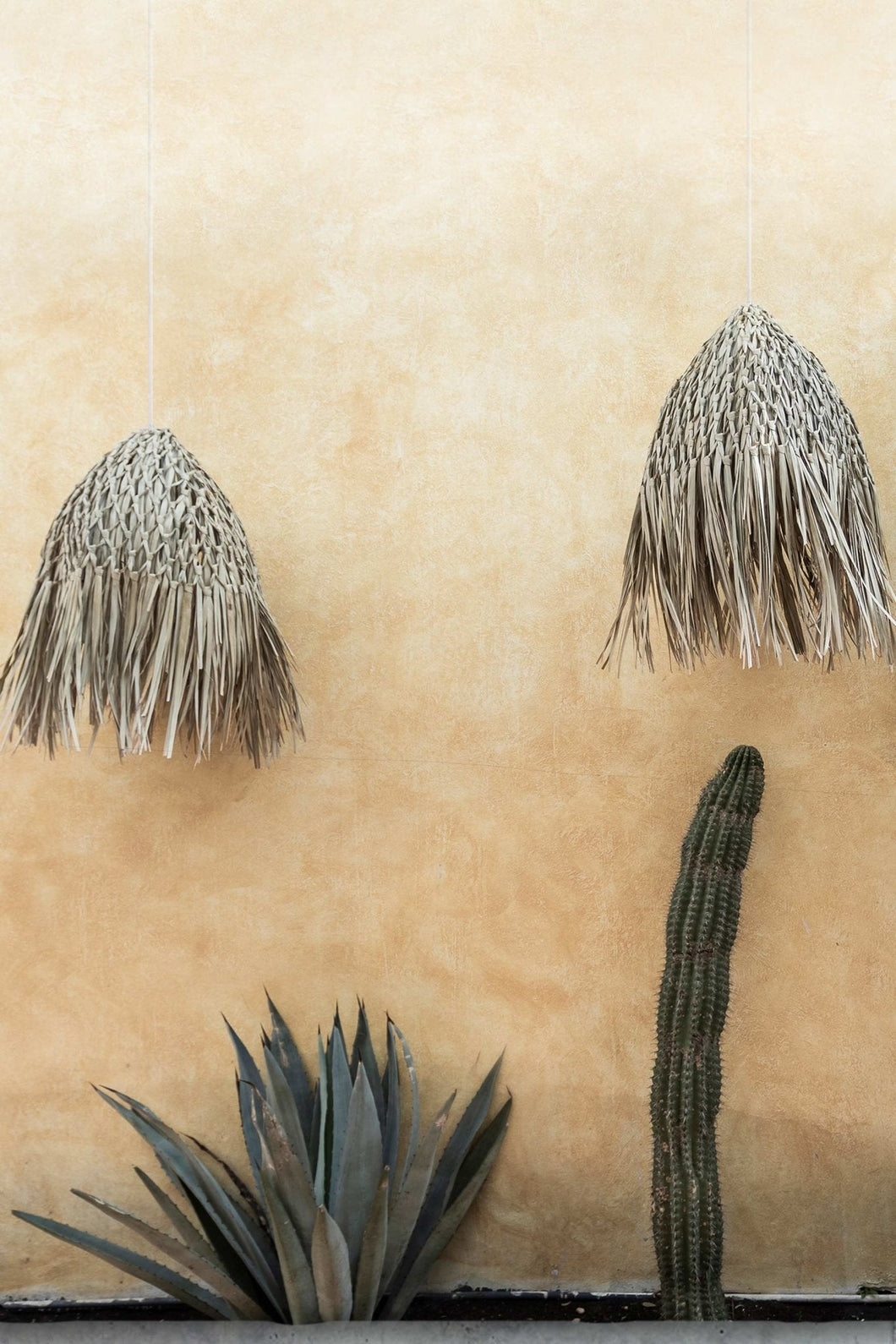 Wool+Clay Palm Knotted Lamp Shape