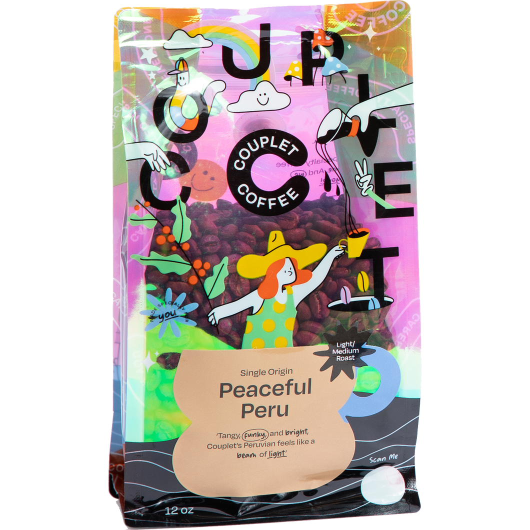 Couplet Coffee Single Origin Peaceful Peru - 1 bag (wholesale)