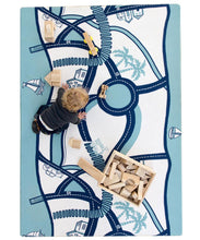 Load image into Gallery viewer, Shwally - For Home and Play Dakota Blue Playmat
