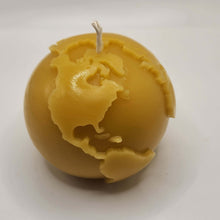 Load image into Gallery viewer, Earth Globe Beeswax Candle – 6.9 oz
