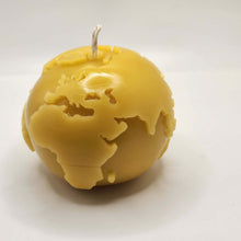 Load image into Gallery viewer, Earth Globe Beeswax Candle – 6.9 oz

