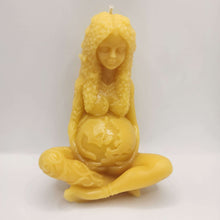 Load image into Gallery viewer, Mother Earth Beeswax Candle – 9.6 oz
