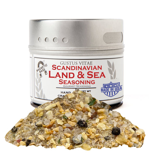 Scandinavian Land & Sea Seasoning Gourmet Seasonings Gustus Vitae