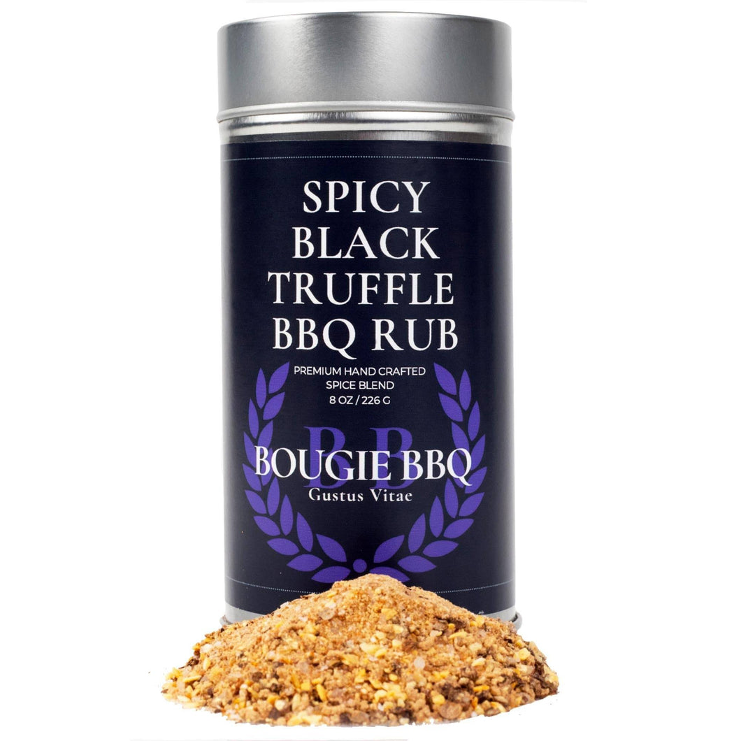 Spicy Black Truffle BBQ Rub Bougie BBQ Gustus Vitae