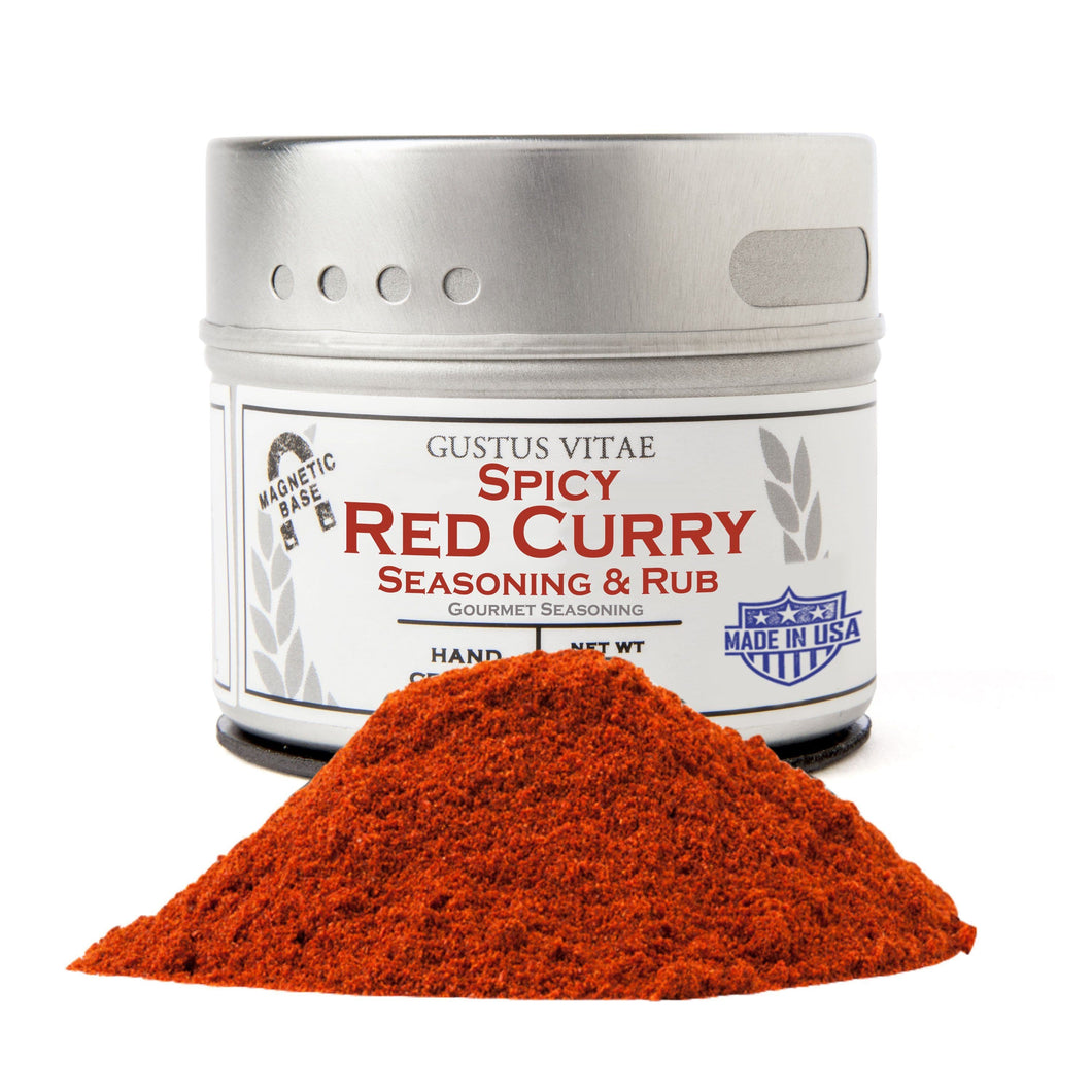 Spicy Red Curry Seasoning Gourmet Seasonings Gustus Vitae