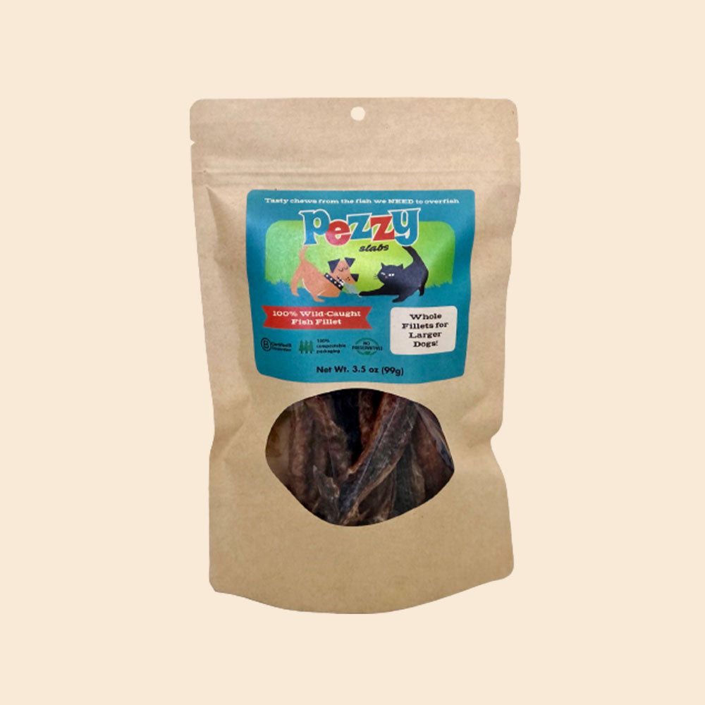 Pezzy Pets Slabs Whole Fish Fillet Bag