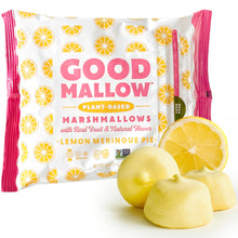 Load image into Gallery viewer, Good Mallow Vegan Marshmallows Bag - Lemon Meringue Pie Bag, Kosher, Pareve, Dairy Free &amp; Gluten Free - 8 oz bag
