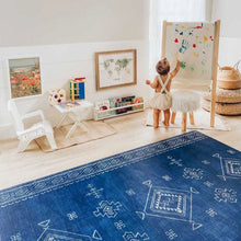 Load image into Gallery viewer, Shwally - For Home and Play Dakota Blue Playmat
