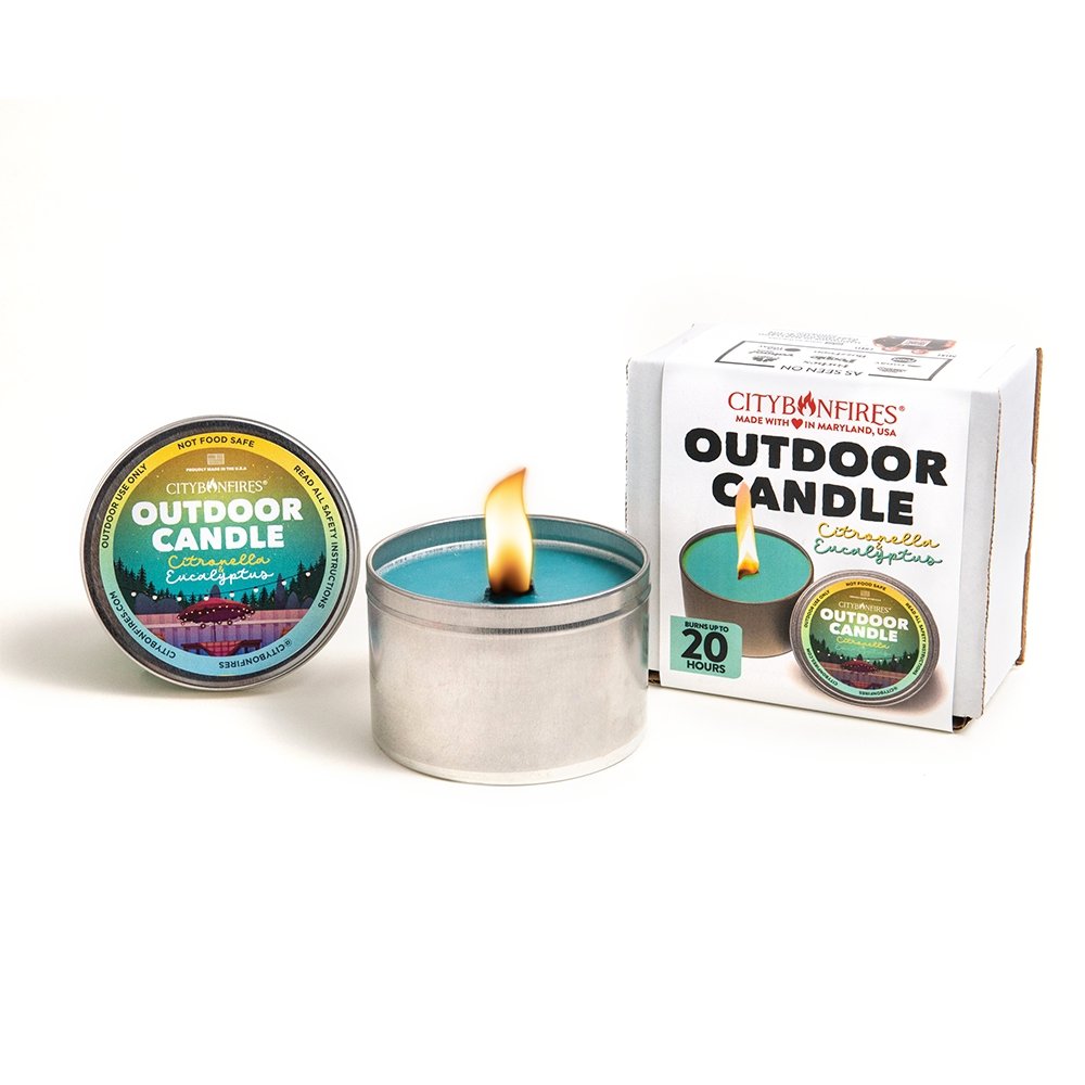 City Bonfires The Outdoor Candle - Citronella and Eucalyptus