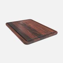 Load image into Gallery viewer, Virginia Boys Kitchens Large Walnut Wood Cutting Board
