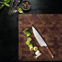 Load image into Gallery viewer, Virginia Boys Kitchens Medium End Grain Walnut Wood Butcher Block
