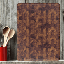 Load image into Gallery viewer, Virginia Boys Kitchens Medium End Grain Walnut Wood Butcher Block
