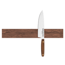 Load image into Gallery viewer, Virginia Boys Kitchens 15&quot; Wall Mounted Magnetic Walnut Knife Rack - Holds 7 Knives
