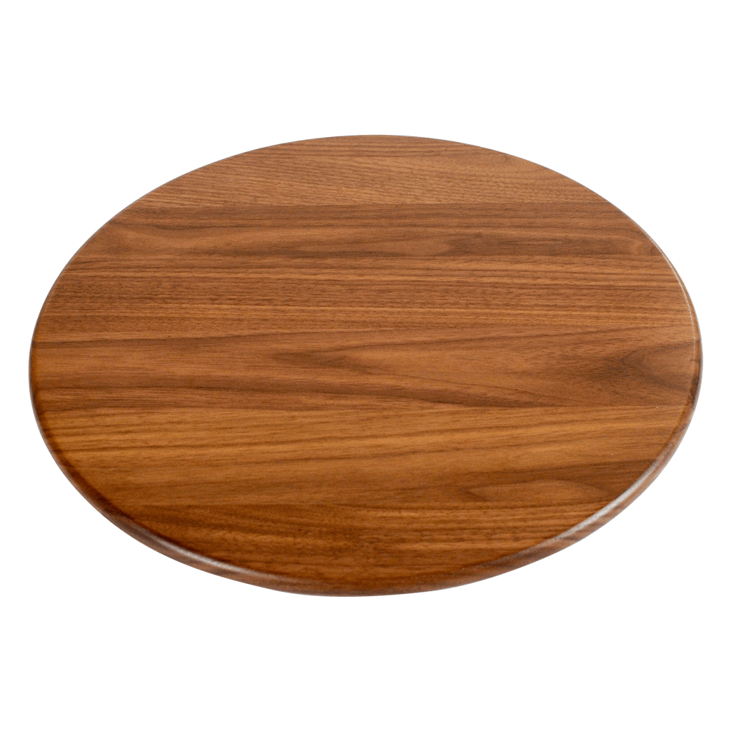 Virginia Boys Kitchens Walnut Wood Lazy Susan Centerpiece