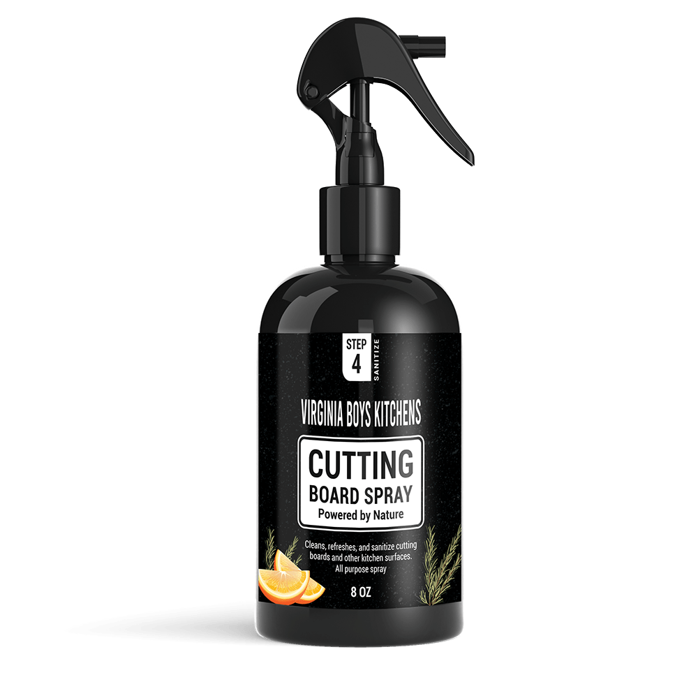 Virginia Boys Kitchens Cutting Board Spray - Multipurpose Home and Kitchen Disinfectant Spray - Powered