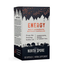 Load image into Gallery viewer, North Spore Organic ‘Energy’ Multi-Mushroom Capsules
