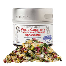 Load image into Gallery viewer, Wine Country Raspberry &amp; Garlic Seasoning Gourmet Seasonings Gustus Vitae
