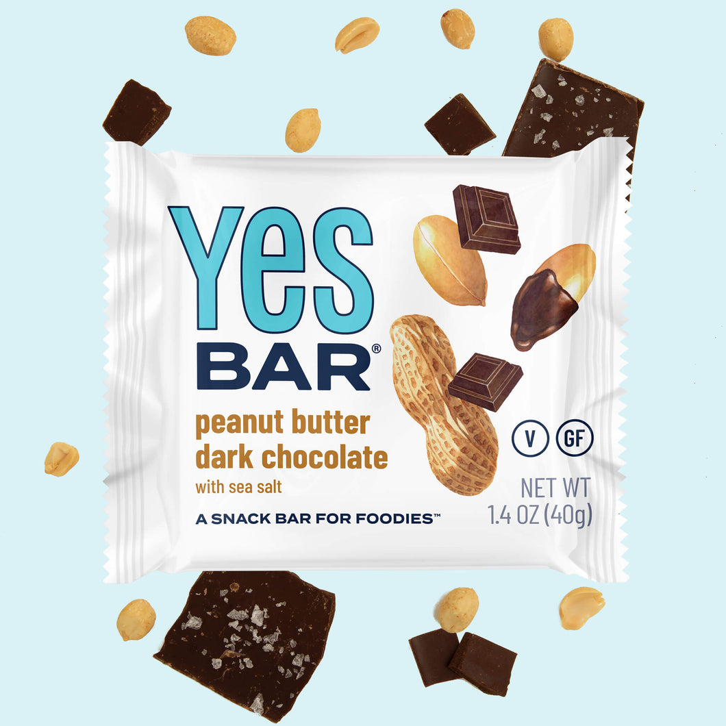 YES BAR® Peanut Butter Dark Chocolate Pack - 6 Packs